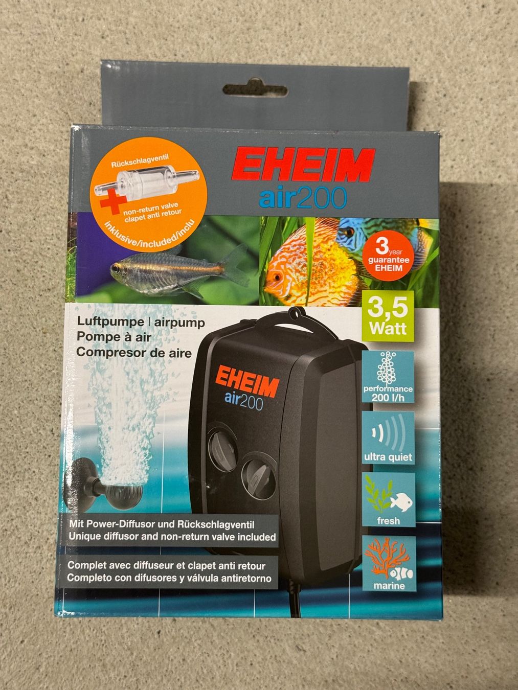 Eheim Pumpen: Eheim Luftpumpe Airpump 200L – Gebraucht aus Niederglatt ZH von wal_p7ld 2