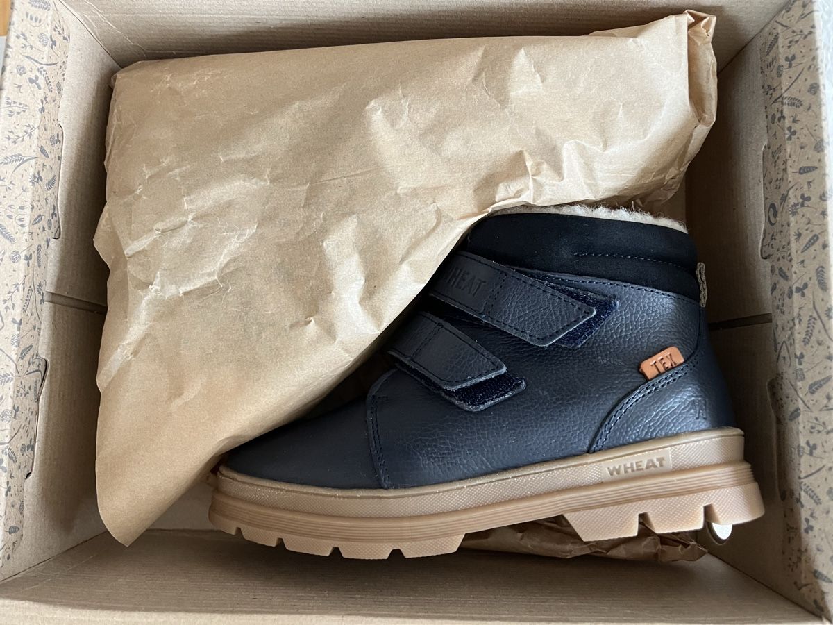 Wheat Scarpe da uomo: Warme Schuhe Wheat Gr.32 Leder – Nuovo e nell'imballaggio originale da Meilen venduto da Exclusive00 2
