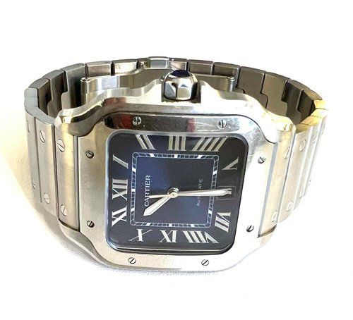 Cartier Orologi: Cartier Santos blue GM - WSSA0071 – Usato da Zürich venduto da juwelier-damken 2