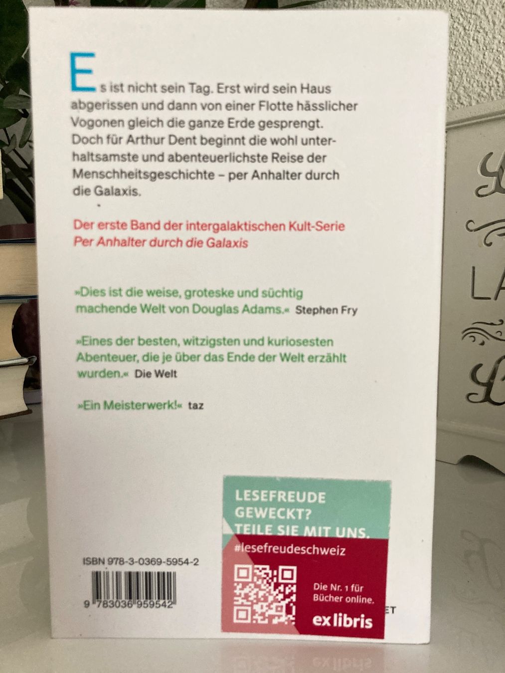 Livres: Per Anhalter durch die Galaxis  ROMAN – D'occasion à Frauenfeld par AlphaCentauri_369_ 1