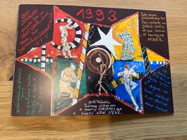 Schweizer Briefmarken Weihnachts-Neujahrskarte 1993