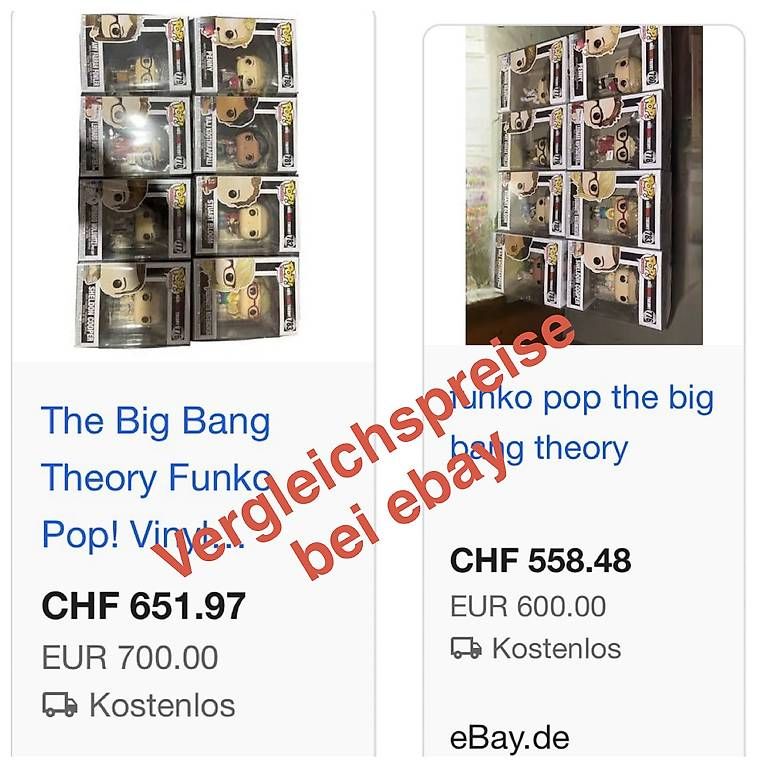 Statuette: Funko Pop The Big Bang Theory Set – Usato da St. Gallen venduto da ManuelSt. 2
