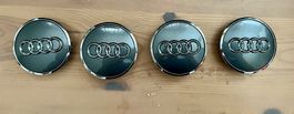 Original Audi A6 4K Nabendeckel grau glänzend