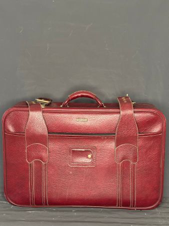 Roter Leder Koffer - JETSTAR