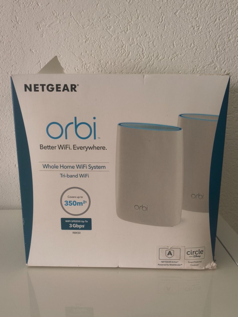 Netgear WiFi: Netgear Orbi wifi systeme router 350m2 high speed – Usato da Muraz (Collombey) venduto da Carddealerswis