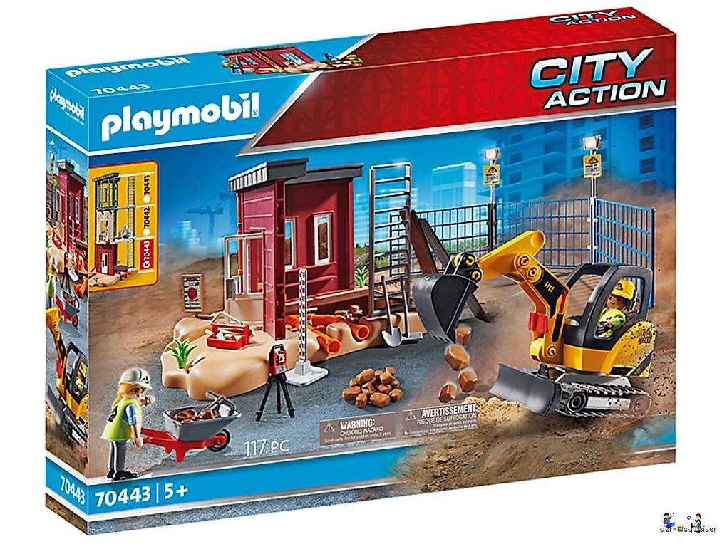 Playmobil Giocattoli: Playmobil City Action Minibagger 70443 – Nuovo e nell'imballaggio originale da Birsfelden venduto da der-Wegweiser