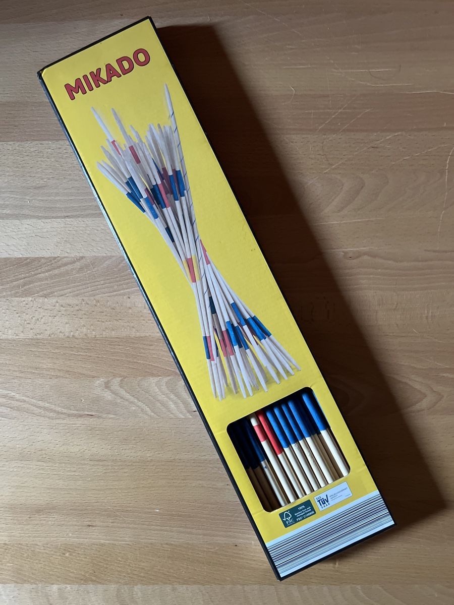 Giochi: Grosses MIKADO-Spiel / NEU – Nuovo e nell'imballaggio originale da Kirchberg BE venduto da Bergdorf16 3