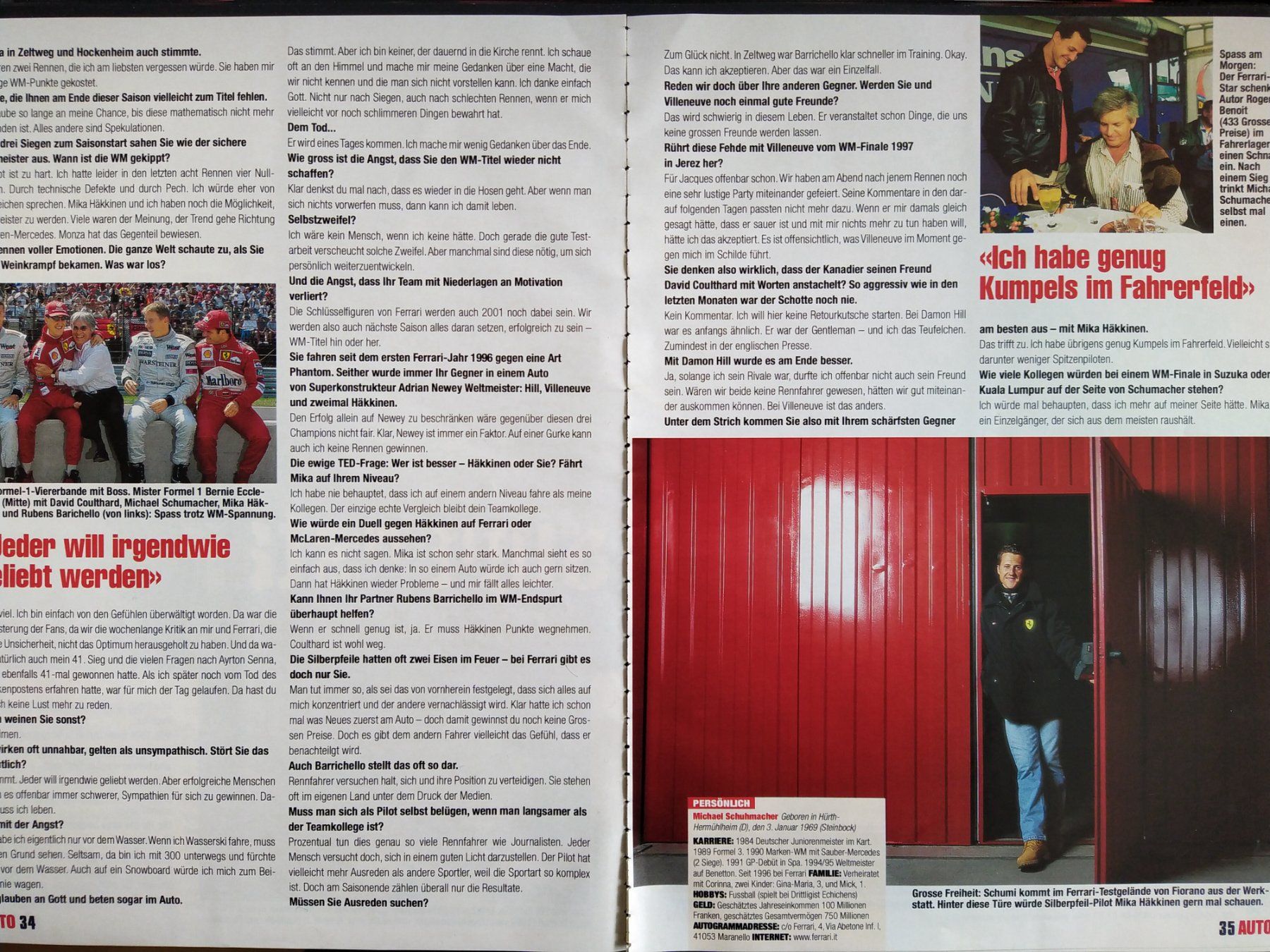 Bücher: Bericht Schweizer lIIustrierte  M. Schumacher – Gebraucht aus Bern von micky031 1