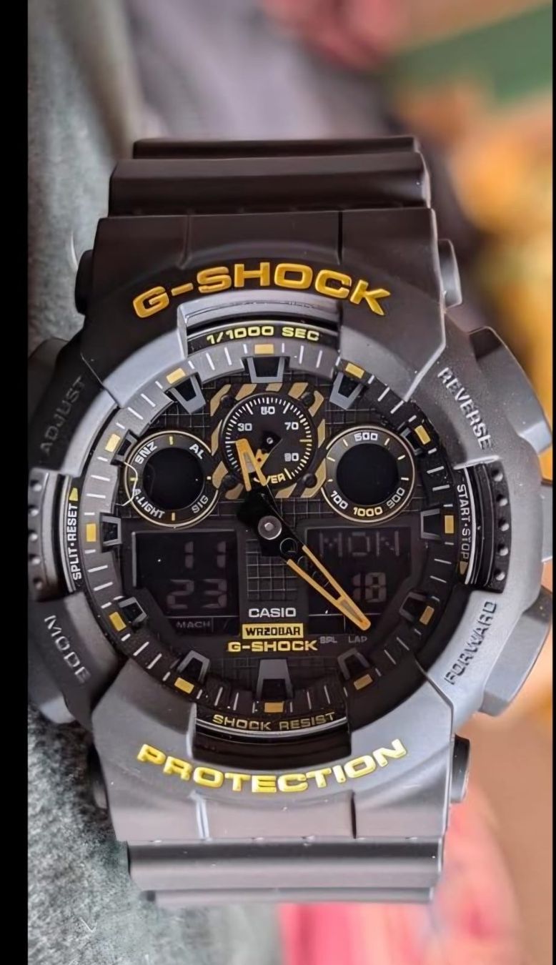 Casio Orologi: CASIO G-SHOCK Caution Yellow Series GA-100CY-1AJF – Nuovo (secondo la descrizione) da Chiasso venduto da Pat_chuli 1
