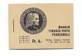 PRO JUVENTUTE MARKENHEFT No. 2 1953 u.a. MÄDCHEN BOCKKÄFER