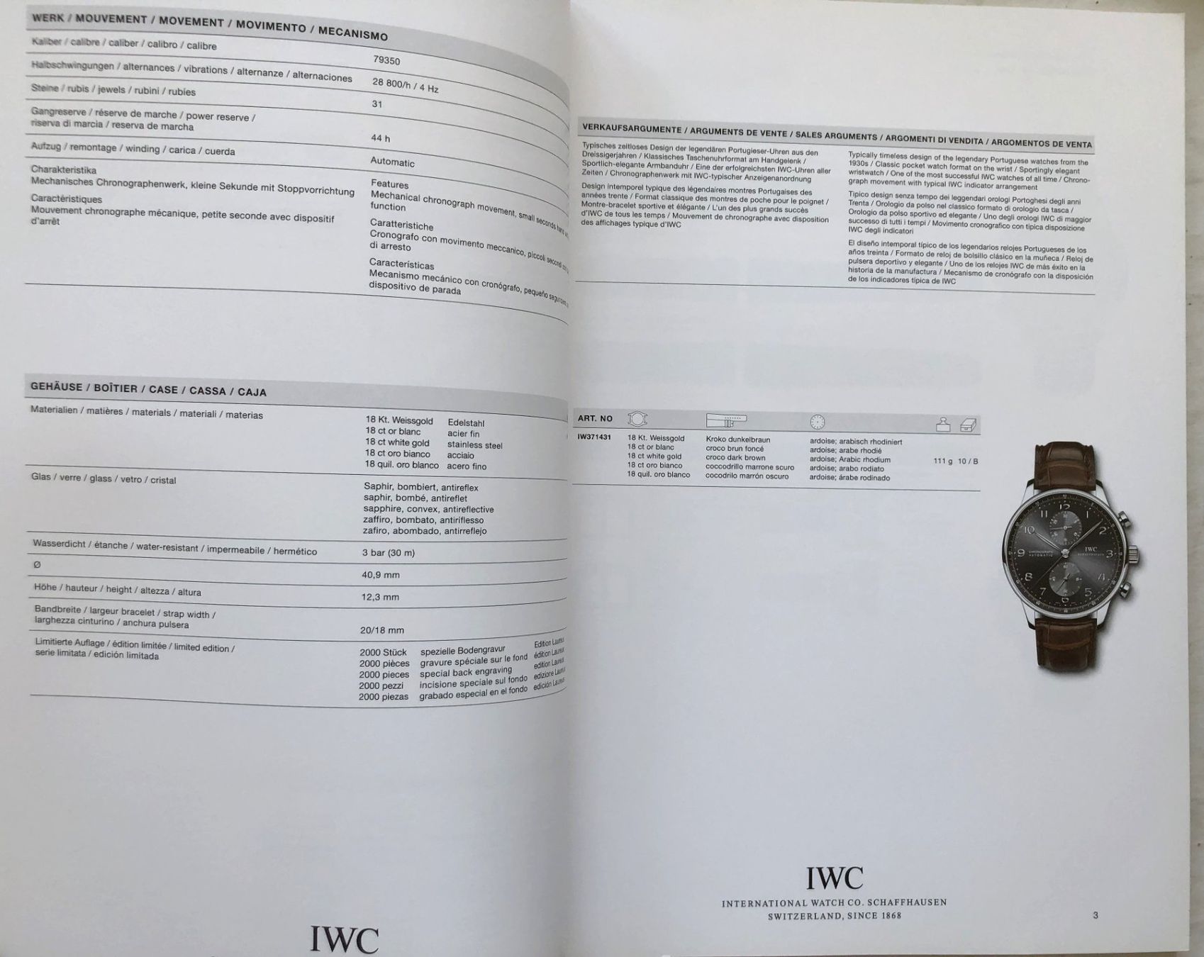 Bücher: IWC - New Products 2006 - Katalog – Gebraucht aus Schaffhausen von durruti 2