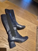 Coole blaue Lederstiefel, Grösse 37 , NP 400 chf