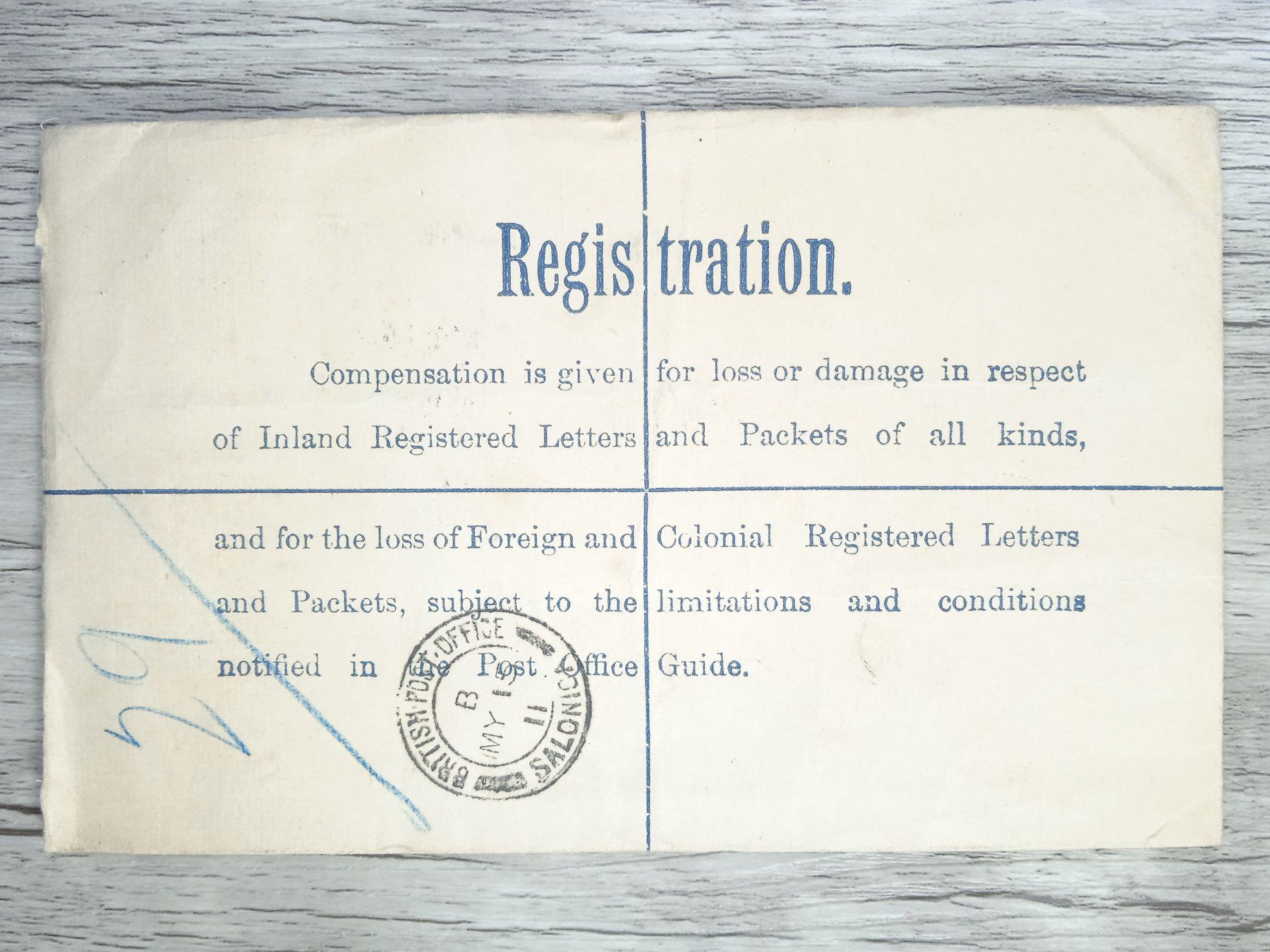 Tutti i francobolli: TR80 Enveloppe + Timbre England 1911 – Usato da Cousset venduto da Patrick_Collections 1
