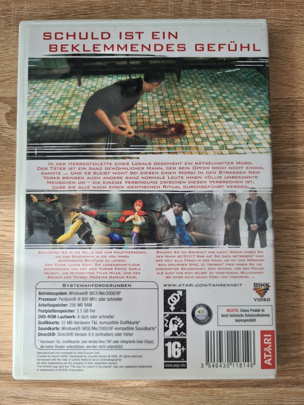 Giochi: Fahrenheit Indigo Prophecy (Multilanguage) - PC – Usato da Carouge GE venduto da Franllo 1