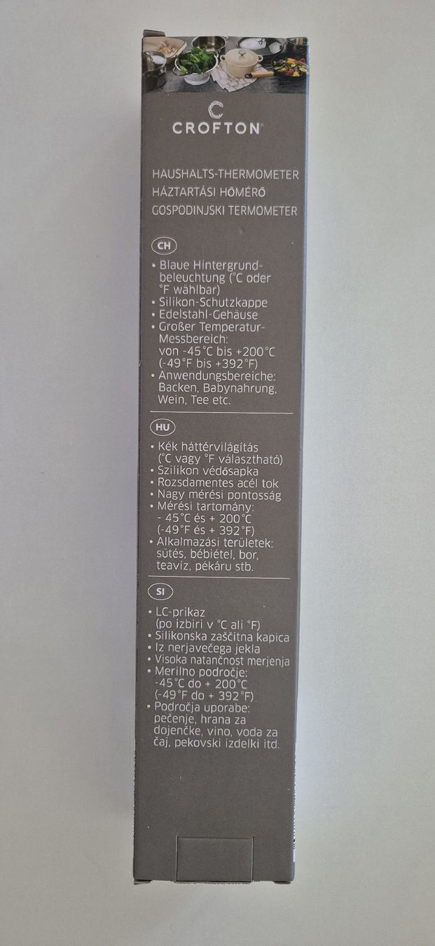 Elettrodomestici da cucina: Crofton Haushaltsthermometer - Neu – Nuovo e nell'imballaggio originale da Thalwil venduto da murme 1
