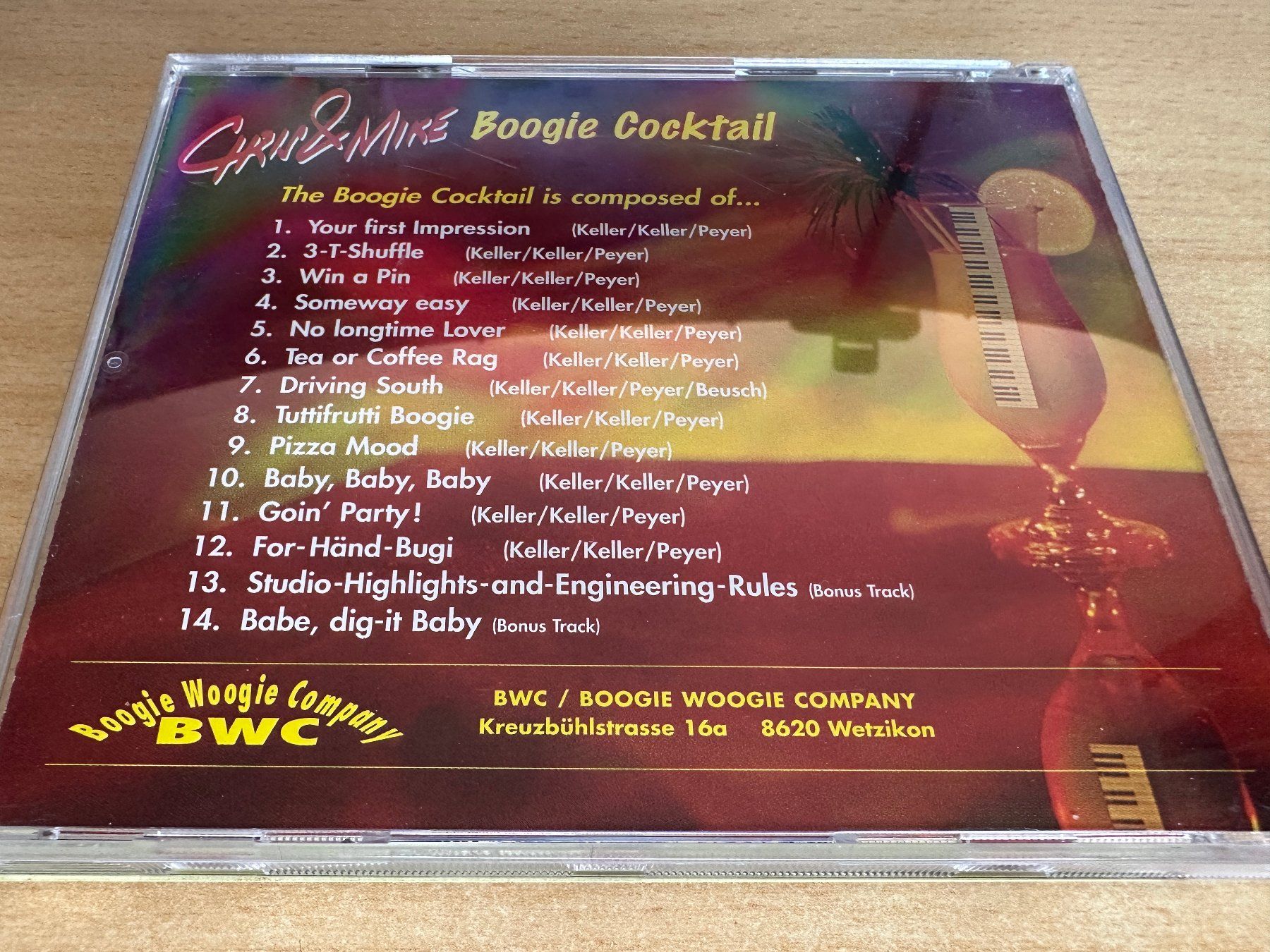 CD: Chris & Mike – Boogie Cocktail – Usato da Rikon im Tösstal venduto da Alpenmutz 1