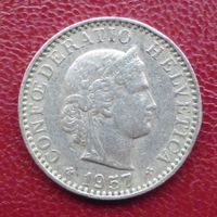 20 Rappen - Jahrgang 1957