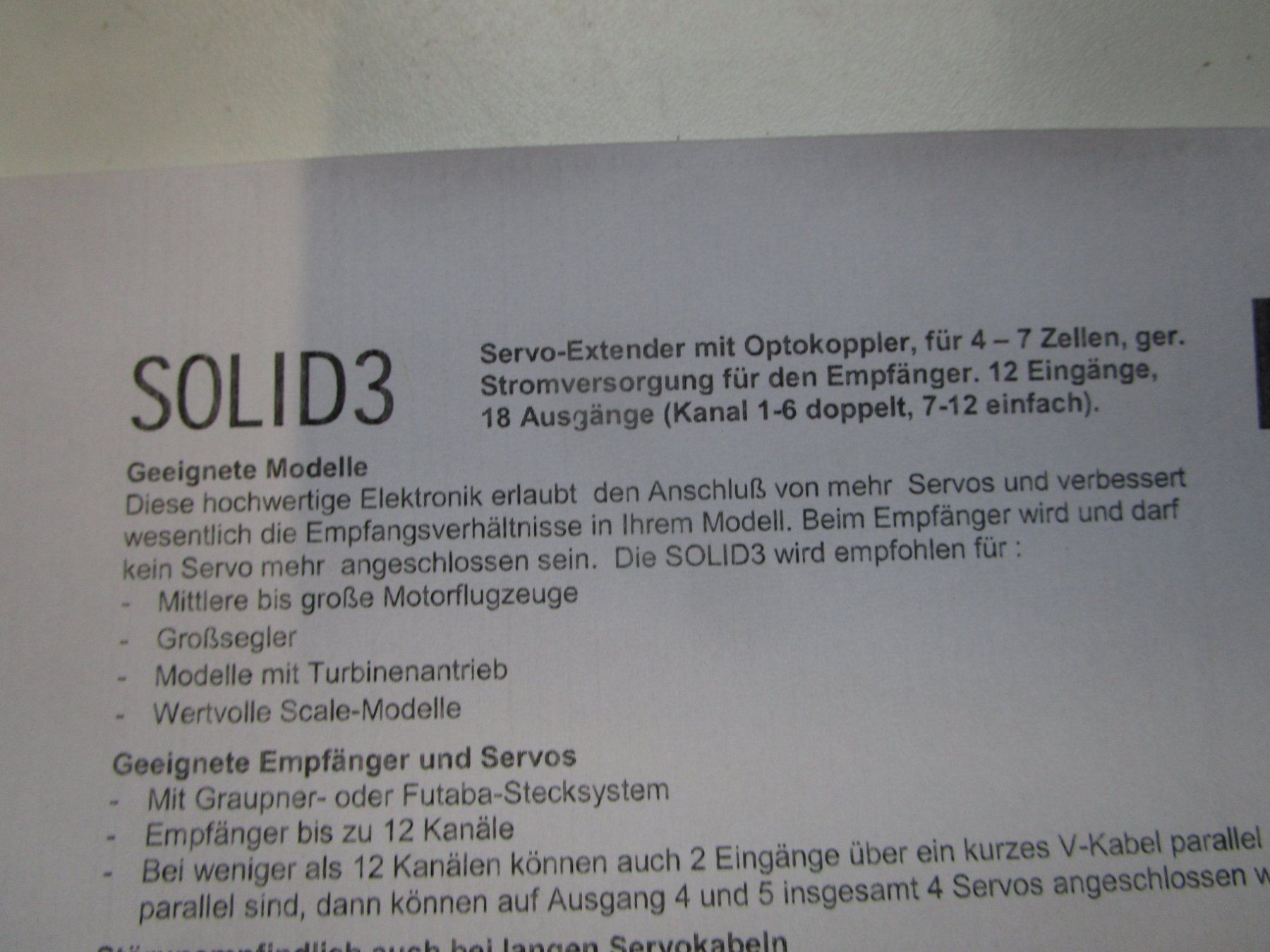 CD: Microsens Electronics Solid2-L2 Power Control SOLID3 12/18 – Usato da Ottikon venduto da Locomotive01 4
