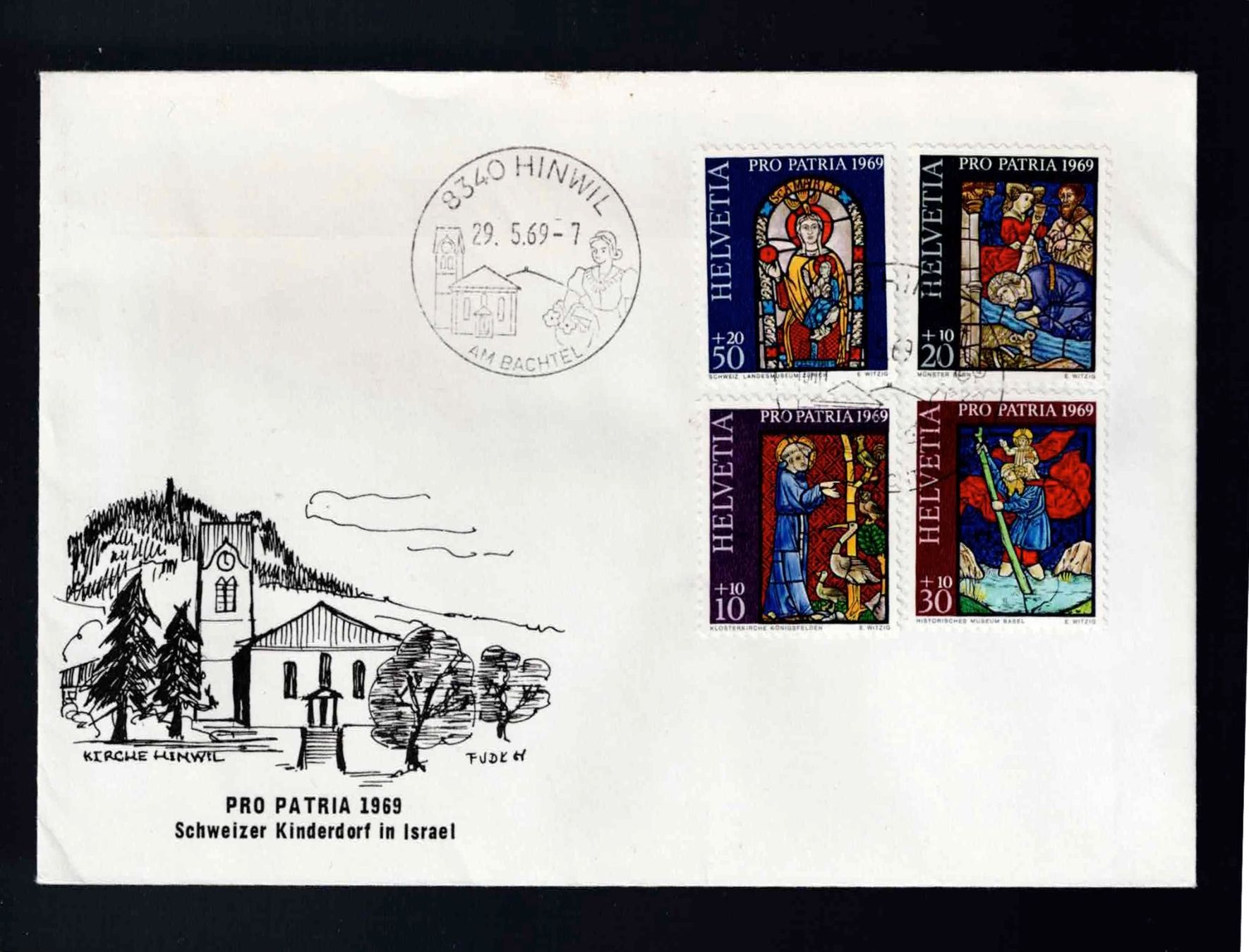 Tutti i francobolli: CH FDC Pro Patria Satz 1969 – Usato da Koblenz venduto da Markenhimmel