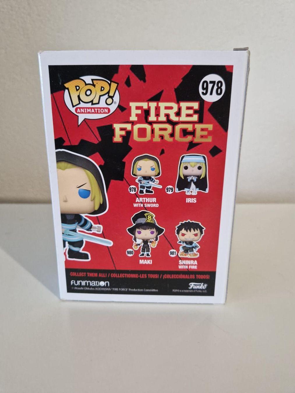 Funko Statuette: Vaulted Funko Pop Fire Force Arthur with Sword #978 – Usato da Romont FR venduto da Joe_xkh9 1