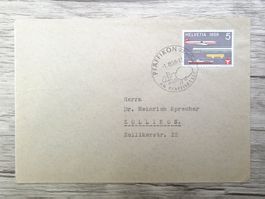 TR52 Enveloppe + Timbre Suisse 1959