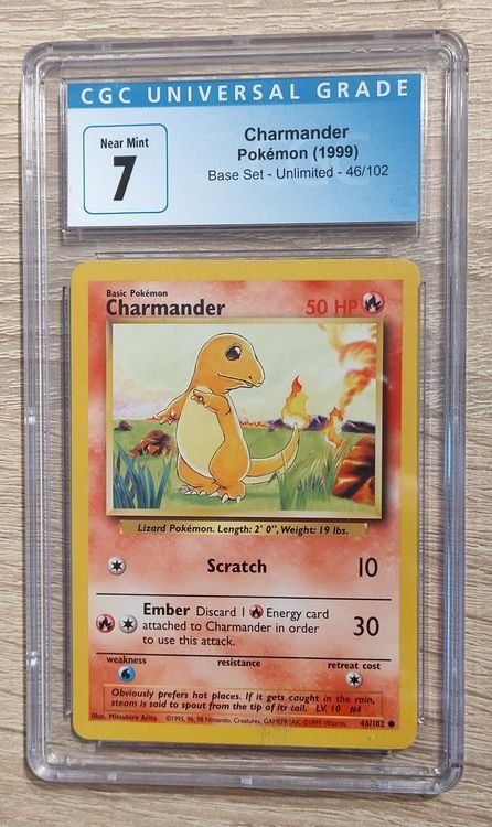Pokémon Carte collezionabili: Charmander #46 PSA 7 /NM-MT / Pokemon Base-Set – Usato da Boswil venduto da ShoppingCenterCity