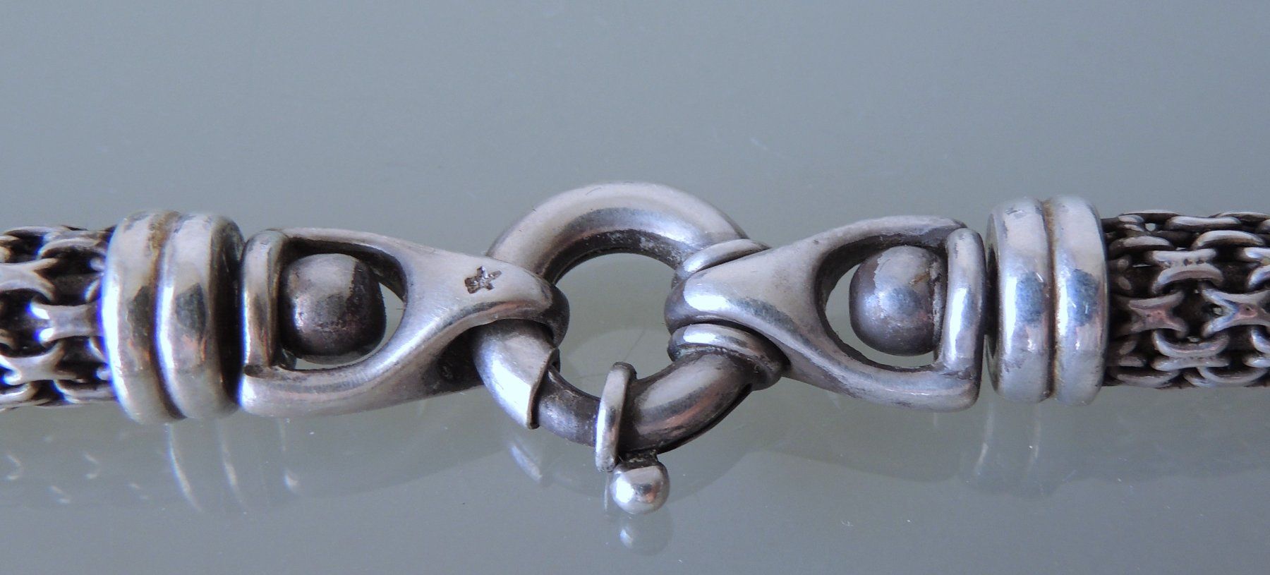 Ketten: Silber 925 Halskette 45 cm / 9 mm – Gebraucht aus Waldenburg von schaller707 4