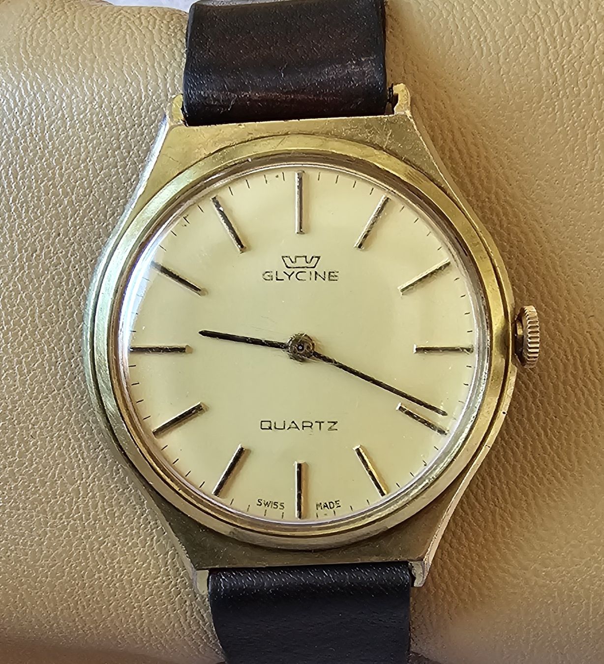 Glycine Orologi: Glycine Quartz  Herrenuhr 36mm – Usato da Speicher venduto da Lemore 2