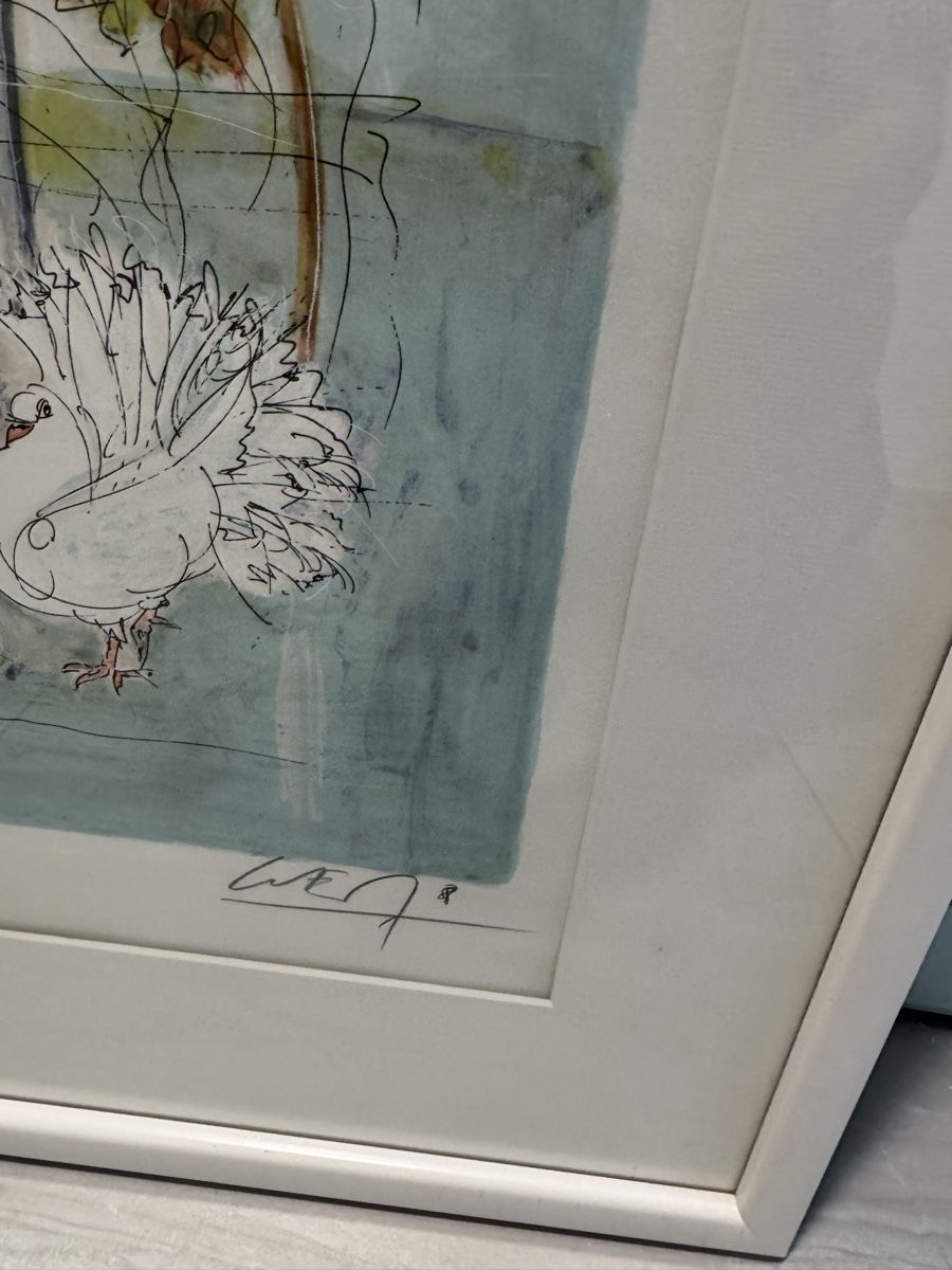 Grafiken & Lithographien: Alban Welti, Türe, Lithographie – Gebraucht aus Safenwil von Corahund 2