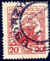 POLEN 1925 DREIMASTER GESTEMPELT - ERHALT SIEHE SCAN - O94C