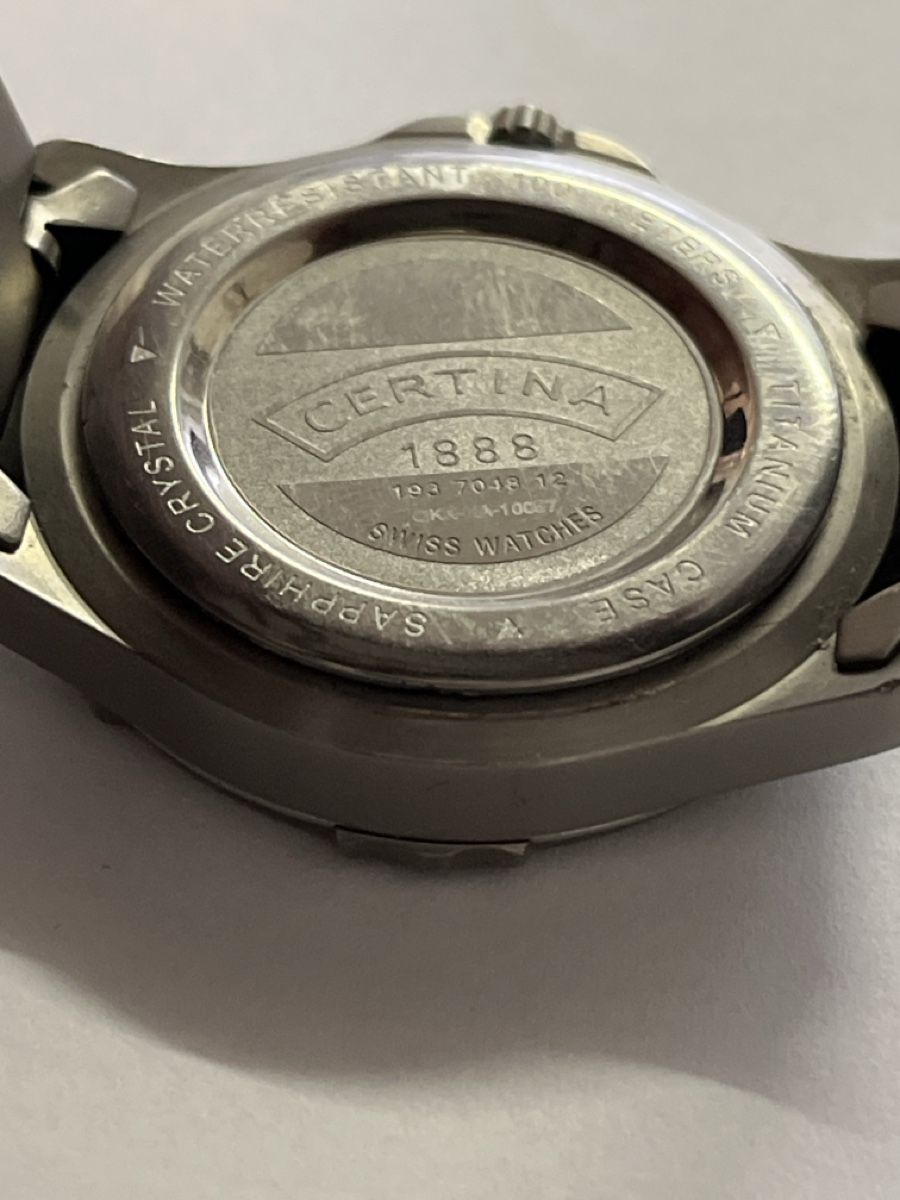 Certina Orologi: Certina DS Pro Titanium – Usato da Rheineck venduto da UhrenReinhardt 3