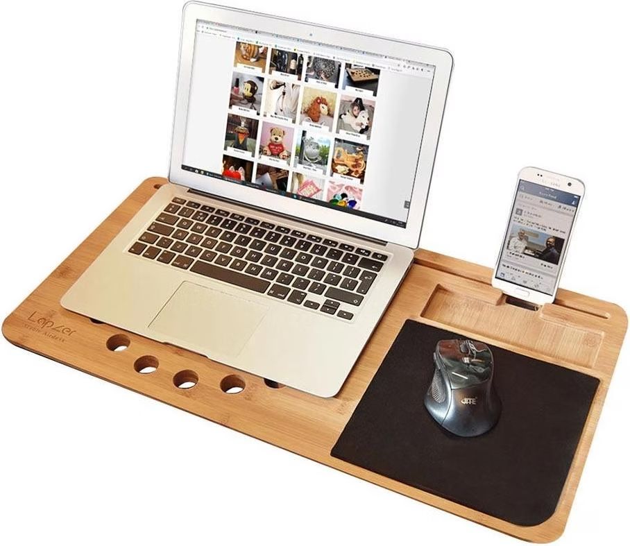 Racks & Cavalletti: Laptop Tisch Bambus, Notebook Halterung, Bett Tablett – Usato da Adetswil venduto da kai_p9fb 1