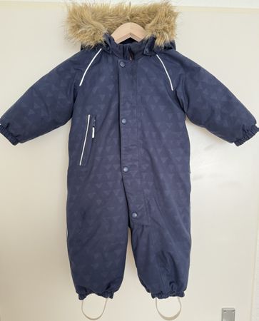 Reima winter jumpsuit, Size 80, navy blue + mittens💙❄️ (55)