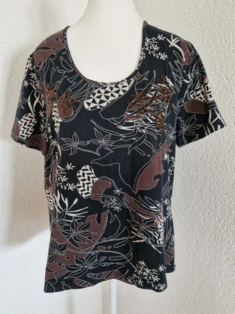 Olsen Shirt, Gr. 44 mit speziellem Muster, neuwertig.