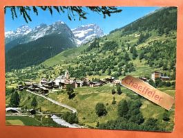 Kippel Lötschental mit Ferdenrothorn Wallis