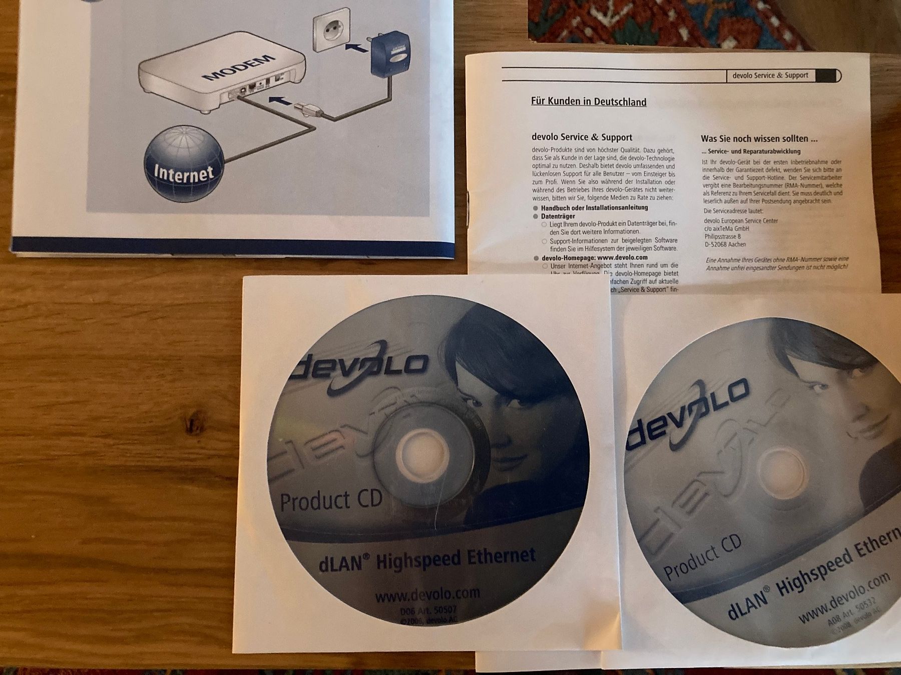 Devolo Laufwerke & Adapter: Devolo dLAN Highspeed II Network Kit 85Mbit/s 3x HomePlug – Gebraucht aus Bärschwil von freaky007