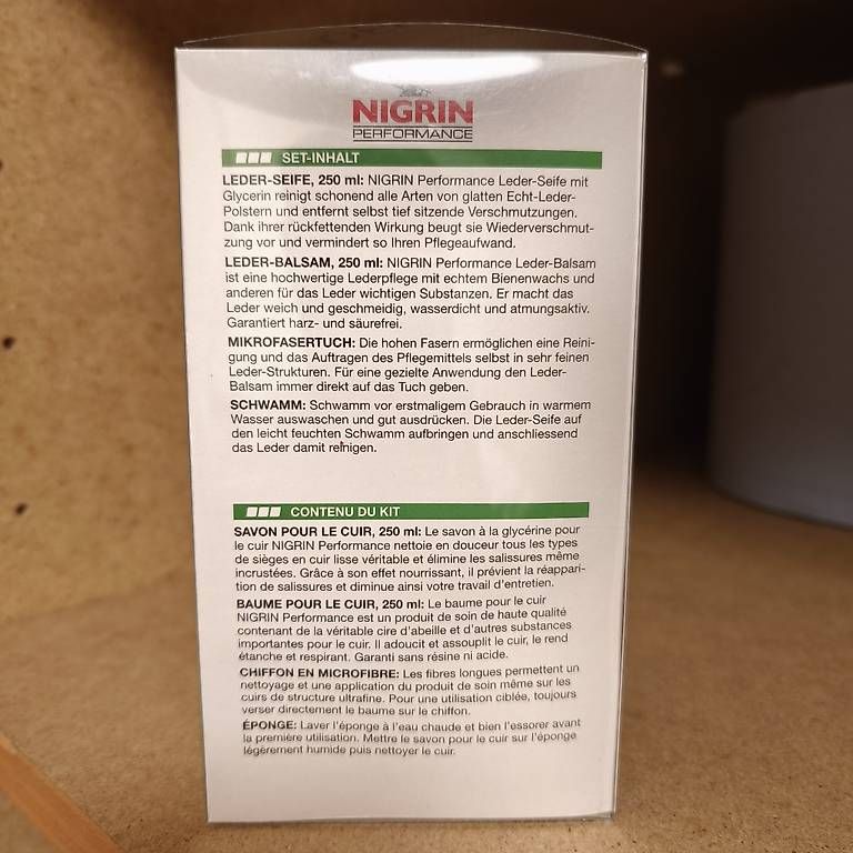 Pflegeprodukte: Lederpflege Set Nigrin – Neu und originalverpackt aus Schlieren von Hmuiht 1