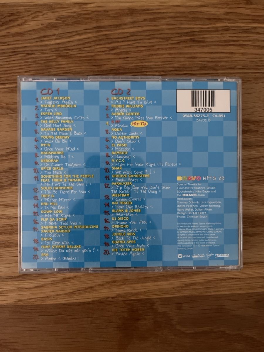 CD: Bravo Hits 20, Doppel CD – Usato da Sursee venduto da abcdxyz 1