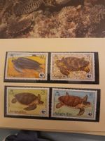 Anguilla - Série de 4 timbres WWF tortues rares !
