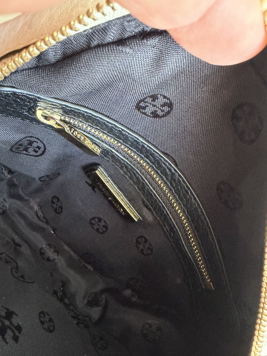 Tory Burch Borse: Sac rond Tory Burch blanc et noir – Usato da Bussigny venduto da ccch 4