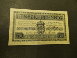 Dt. Reich, Darmstadt - Notgeldschein
