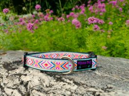 Hundehalsband 2cm "Mayra" handgemacht