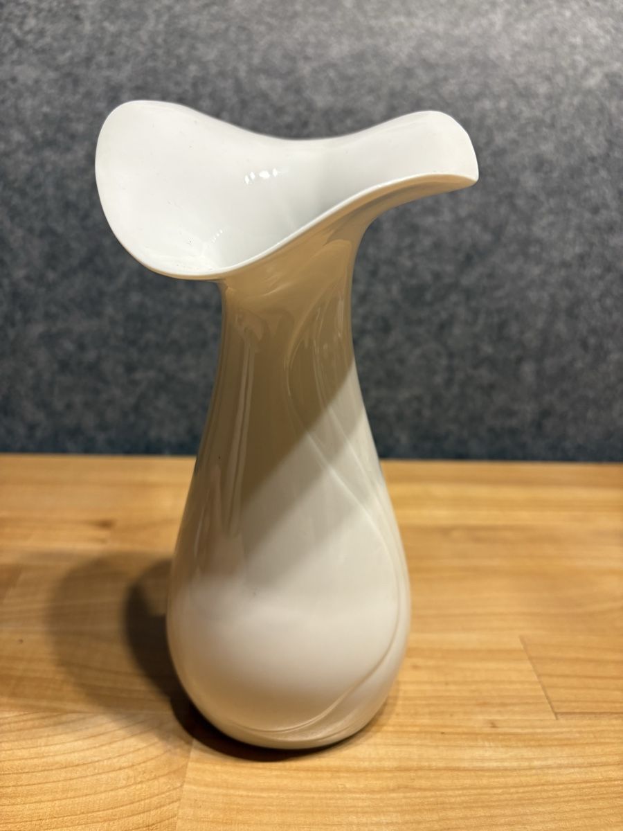 Vasi & Recipienti: Blumenvase Keramik weiss – Nuovo (secondo la descrizione) da Rümlang venduto da euqinom16