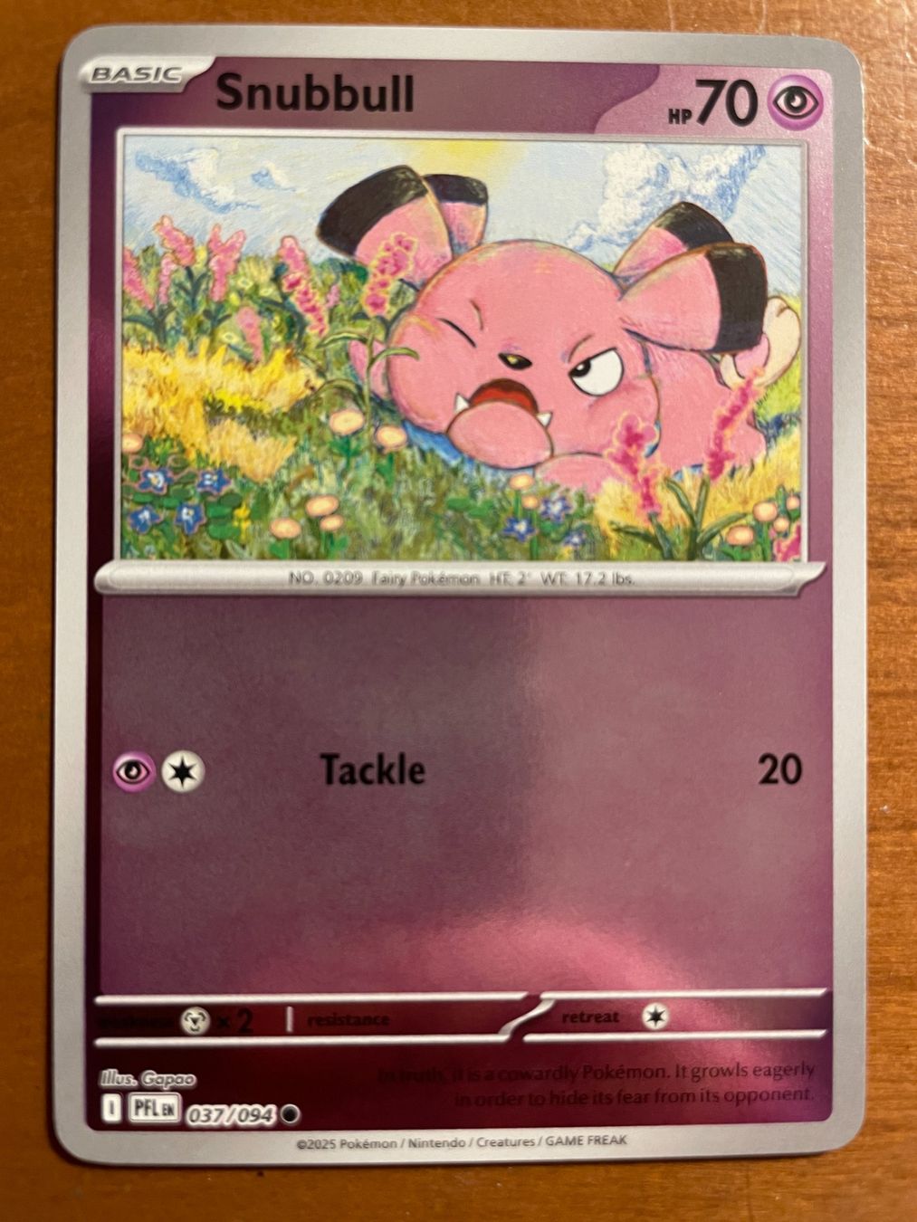 Pokémon Carte collezionabili: Pokemon Snubbull Reverse (Versand gratis) – Nuovo (secondo la descrizione) da Chur venduto da Angerson