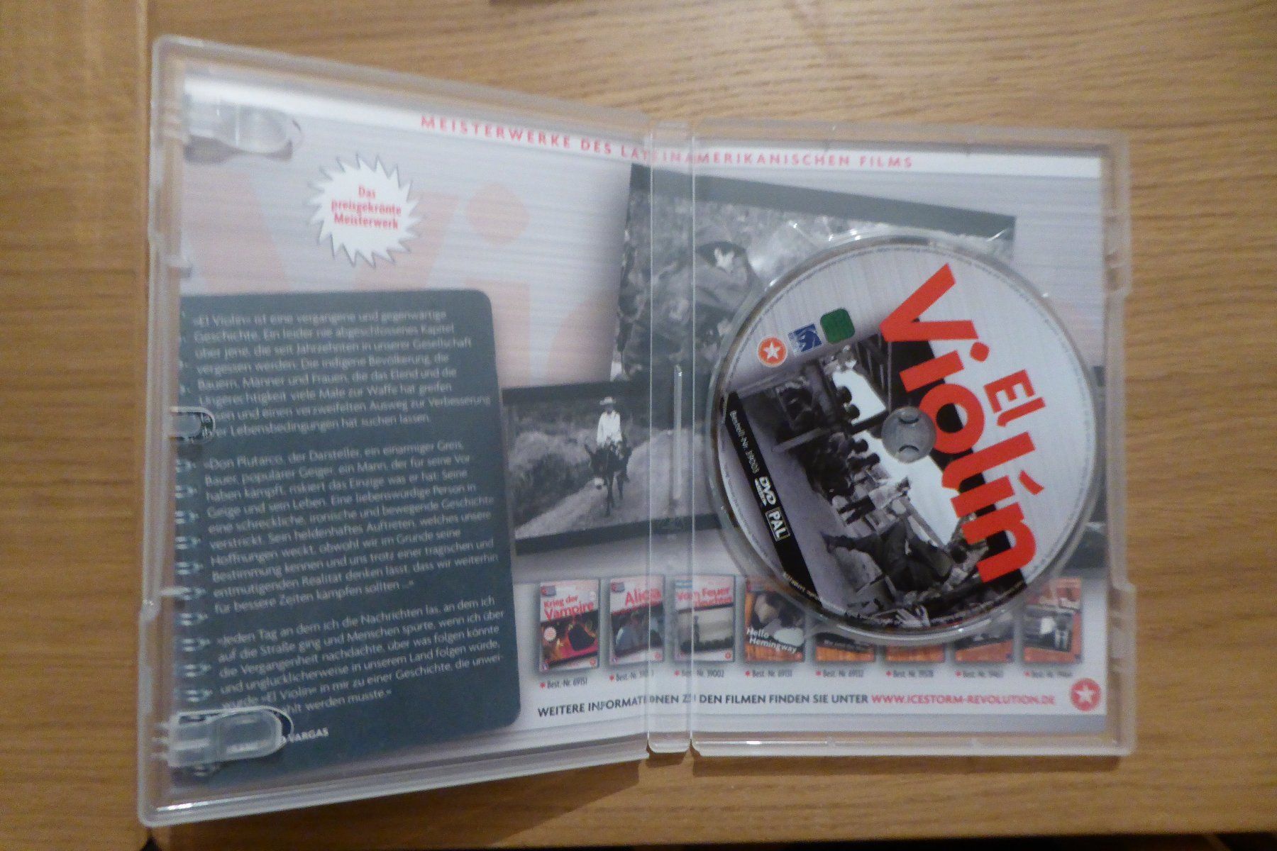 Tutti i DVDs: DVD El violin Mexico kein deutsch – Usato da Allschwil venduto da Summelsarium 4