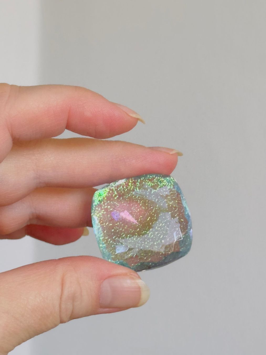 Pietre preziose: Certified 100.40Ct Lab. Monarch Doublet fire opal – Nuovo e nell'imballaggio originale da Genève venduto da AWWA 5