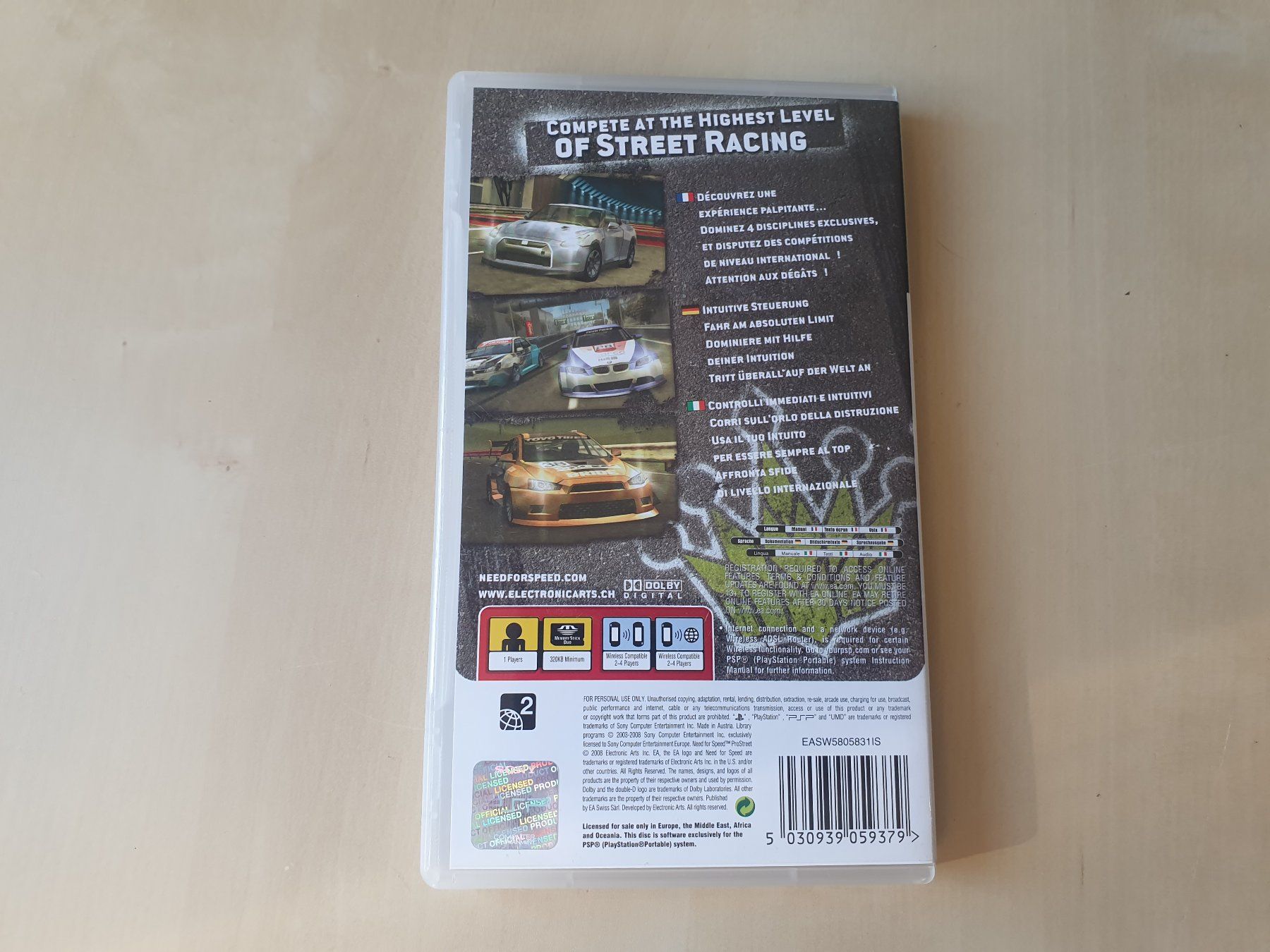 Sony Giochi: Need for Speed ProStreet – Usato da Stansstad venduto da collectorsshop 1