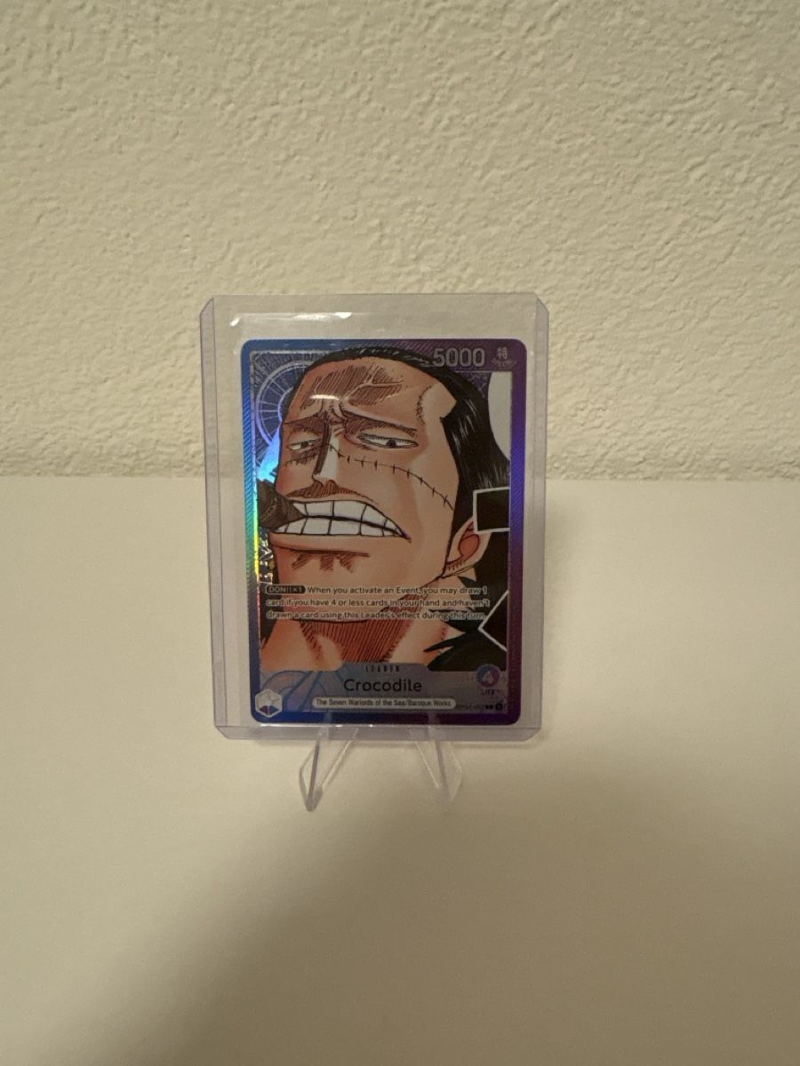 Bandai Carte collezionabili: One Piece Card Game Crocodile OP01-062 – Nuovo (secondo la descrizione) da Wetzikon ZH venduto da regula.mrk