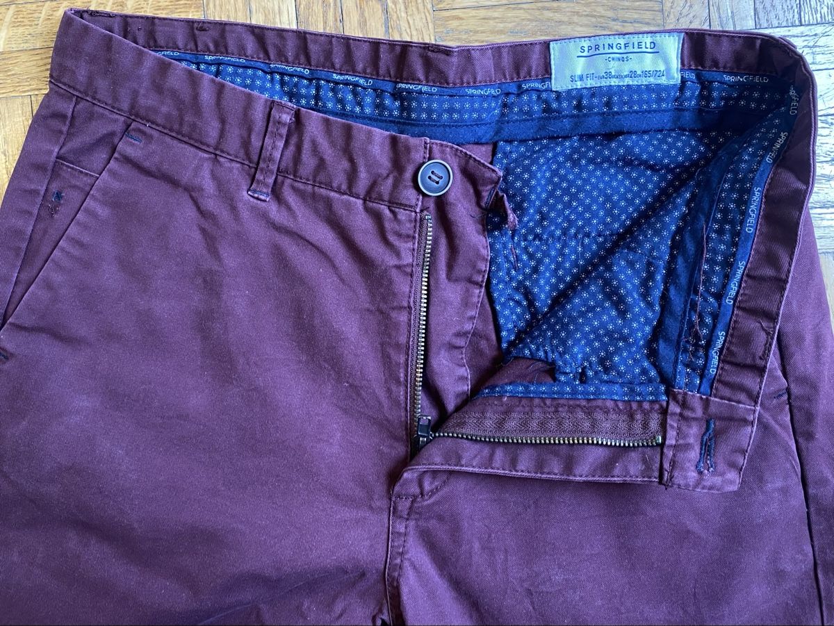 Hosen: Chinos rouge foncé - Springfield - Taille 38 – Gebraucht aus Nyon von meganhw 1