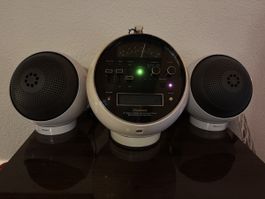 Welltron Musik-Anlage Retro Vintage 70er Jahre Stil Stereoan